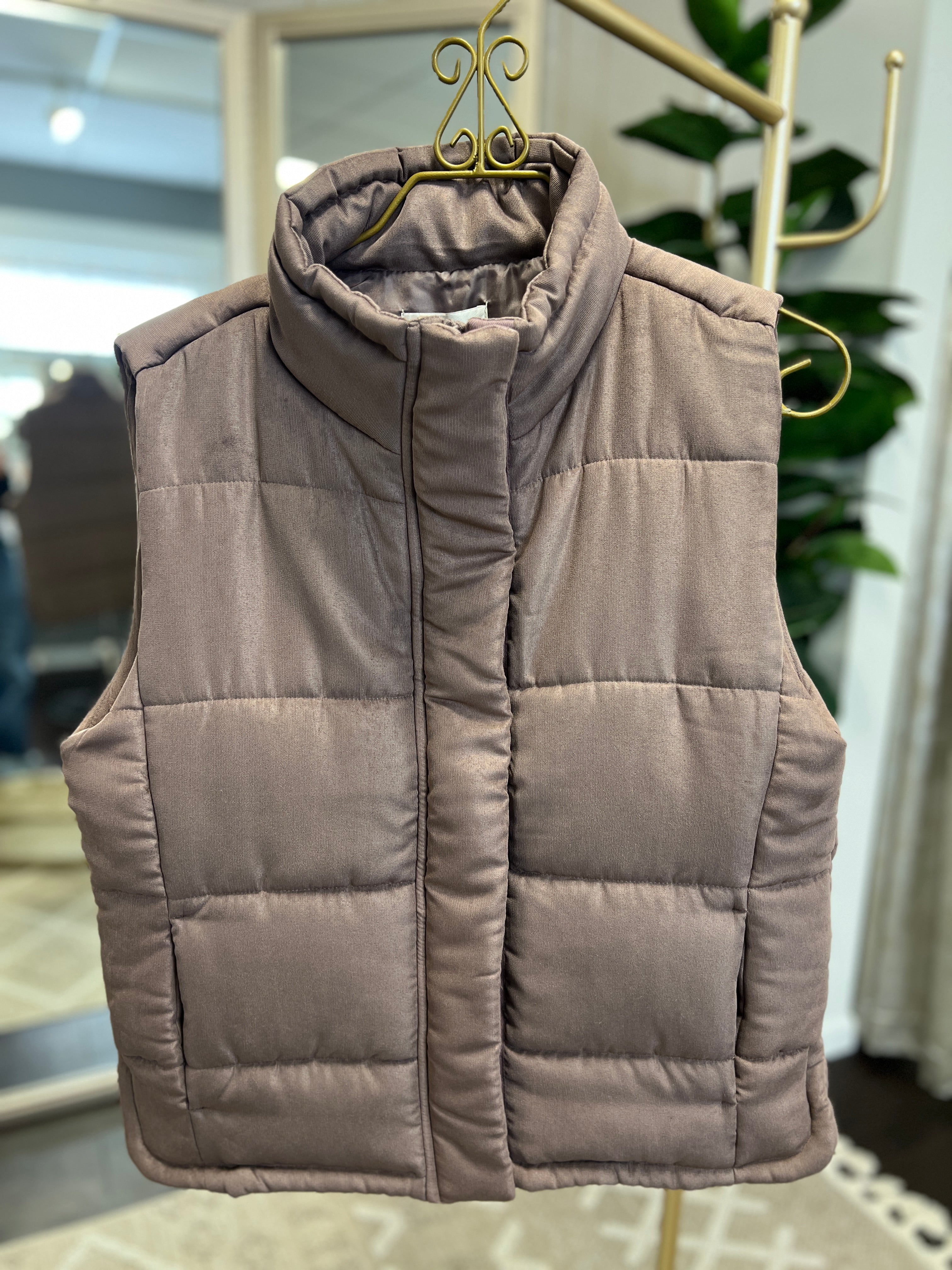 Micro Suede Vest