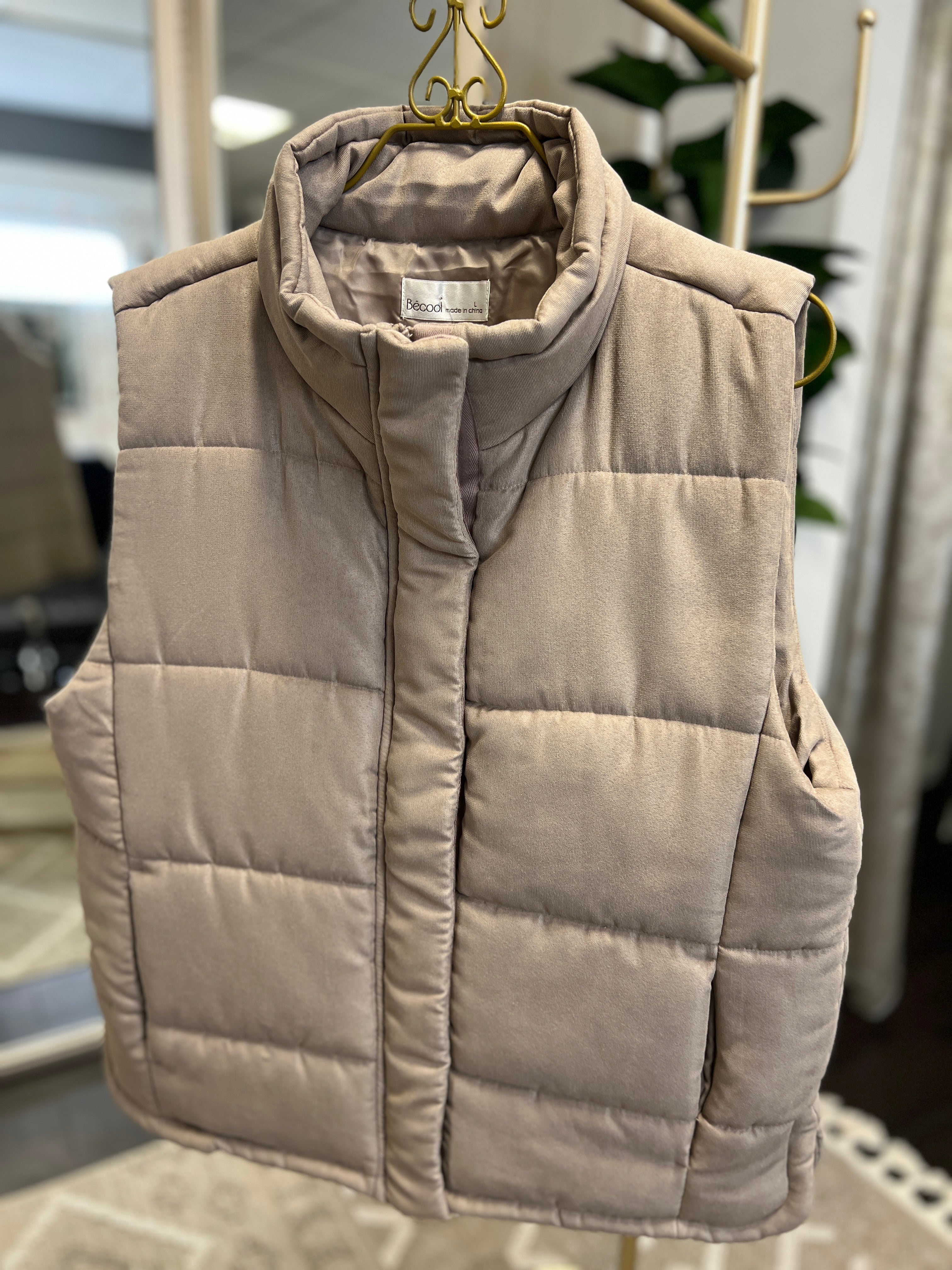 Micro Suede Vest