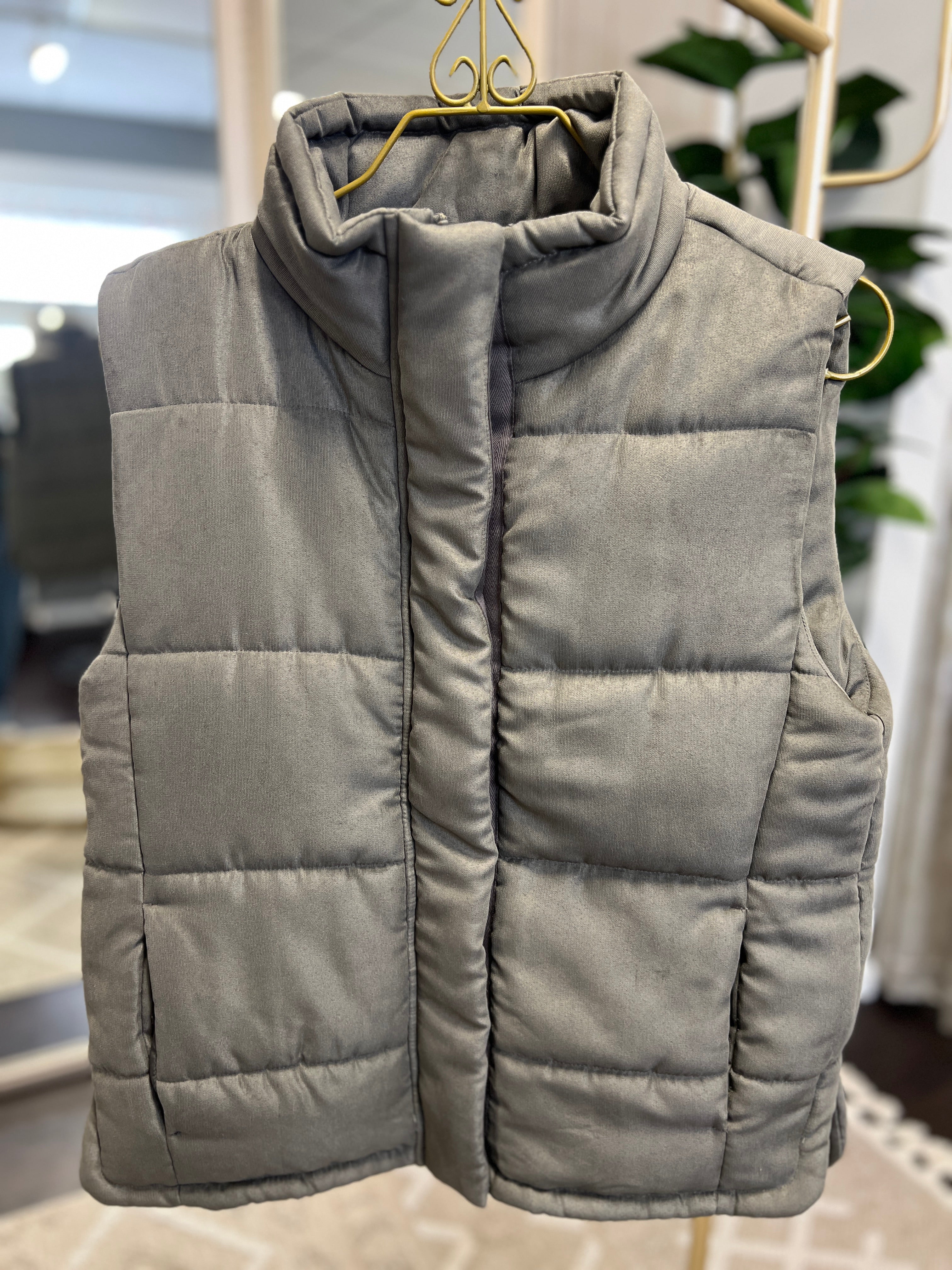 Micro Suede Vest