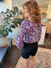 Violet Meadow Top