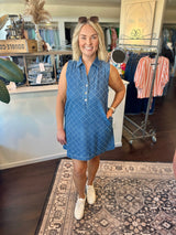 Diamond Denim Dress