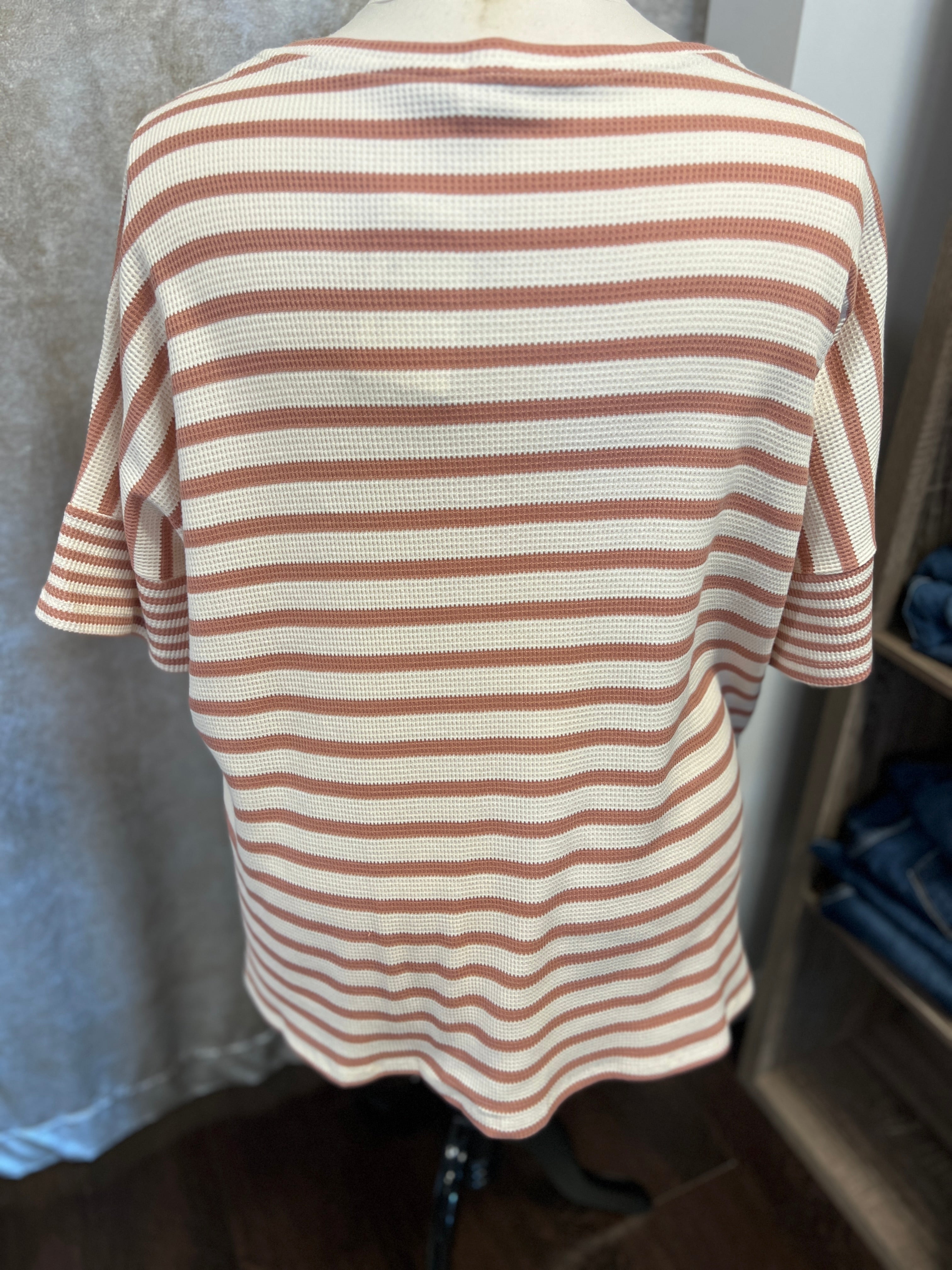 Saniyah Stripe Top