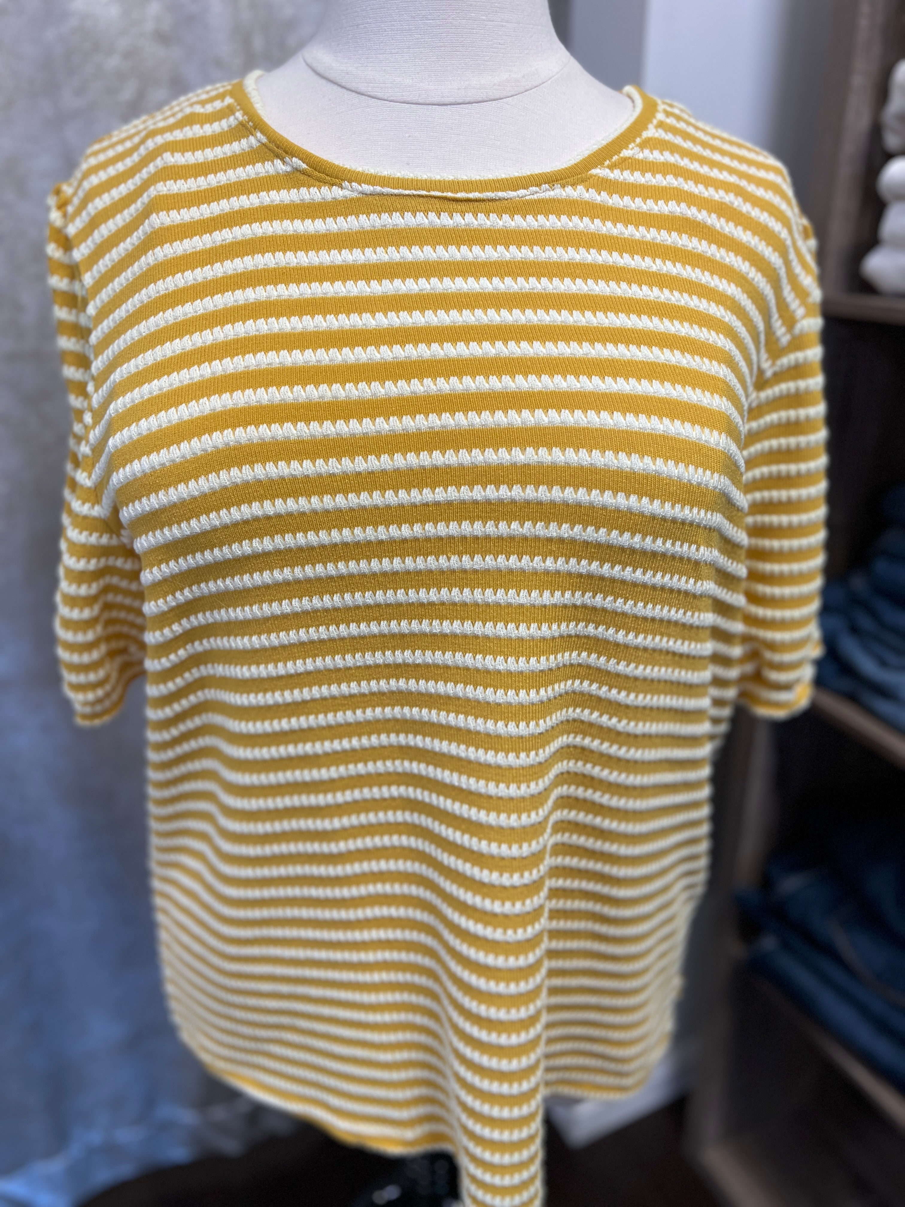 Lemon Stripe Tee