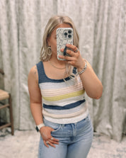 Stripe Sweater Tank