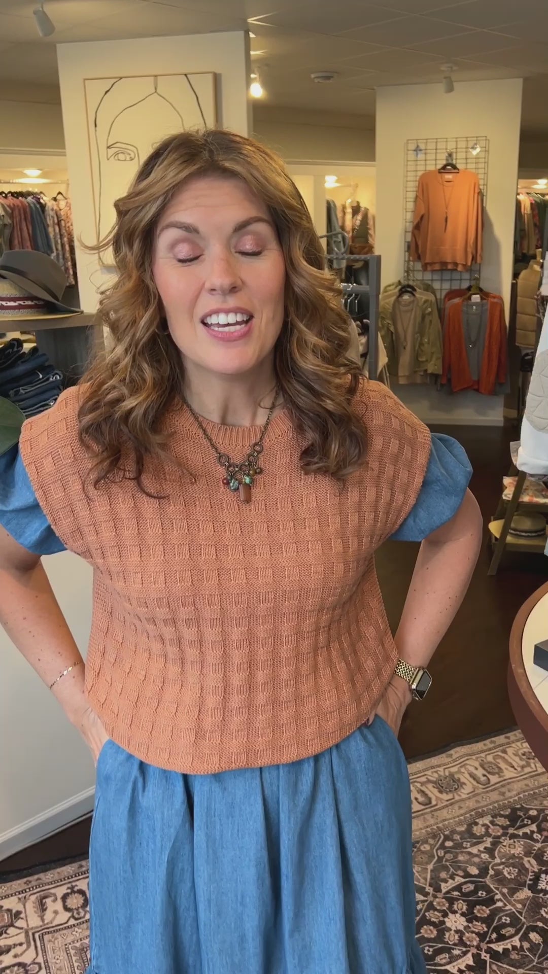 Pumpkin Sweater Vest