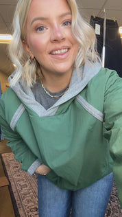 Callie Contrast Hoodie